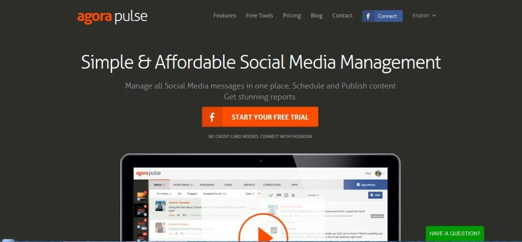 Simple Social Media Management mit Agora Pulse